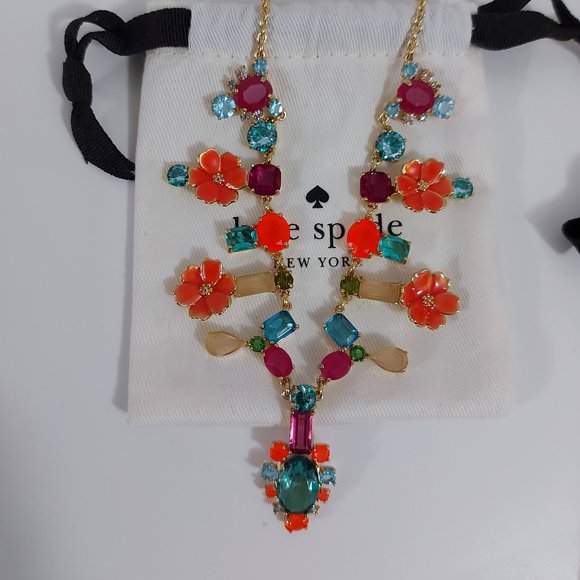 NWT Kate Spade Garden Party Necklace Bracelet Set - Picture 2 of 7